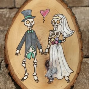 Dia De Los Muertos Bride and Groom